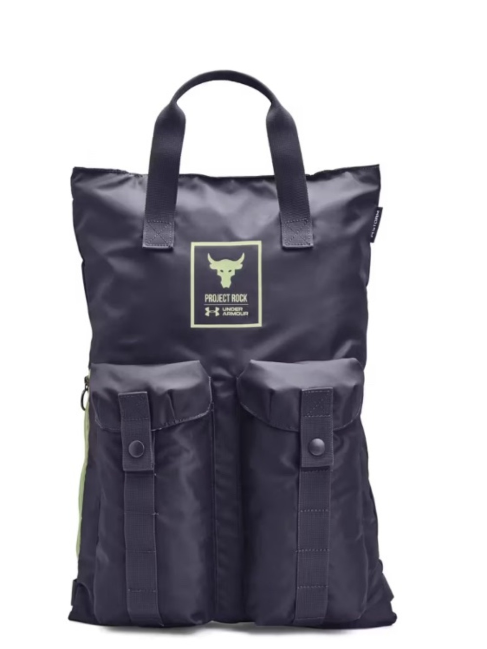 Under Armour Project Rock Navy Duffel Tote